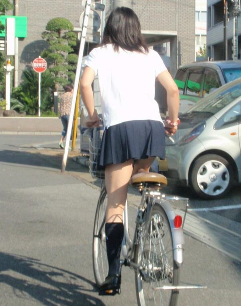 自転車女子校生6