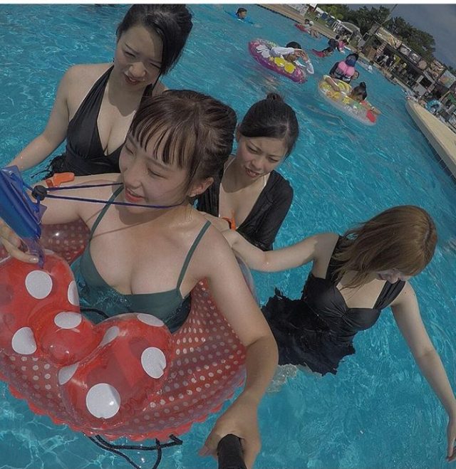 Instagramに投稿された水着姿の素人エロ画像-127