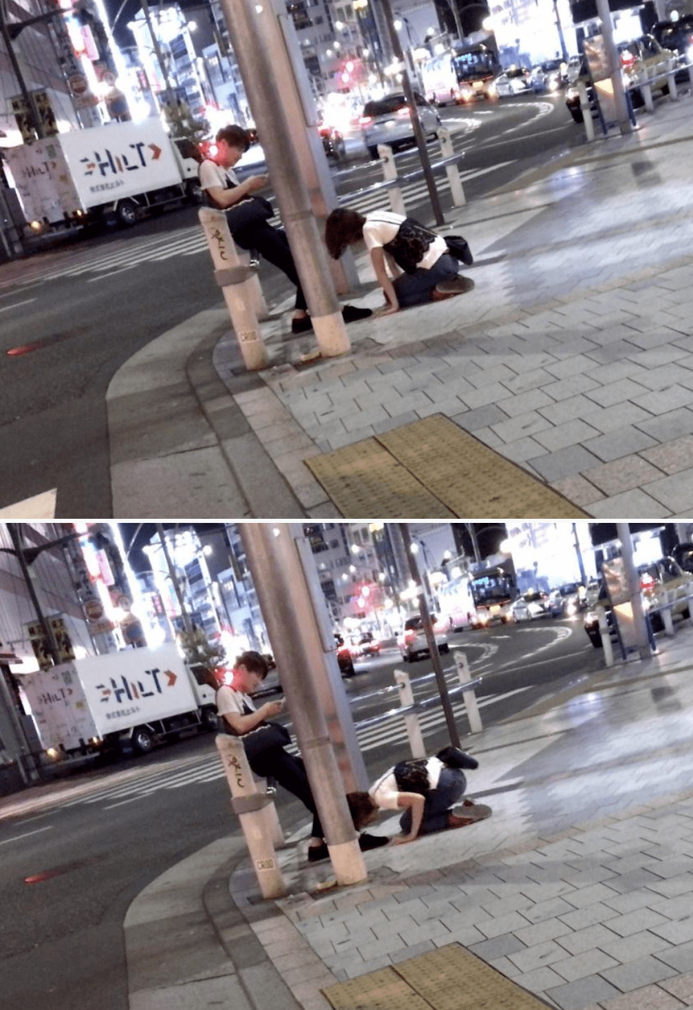 素人エロ画像】動画：歌舞伎町で男女がもつれ合っているヤバい状況な動画が撮影される… | ふっくら素人エロ画像